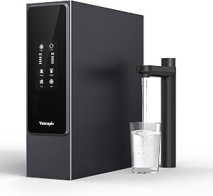 Vancepic Under Sink Reverse Osmosis Water Filter System,0.42 GPM High Flow 600 GPD Tankles