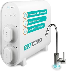 NU Aqua Tankless Reverse Osmosis System - 7 Stage Under Sink Reverse Osmosis Water Filter