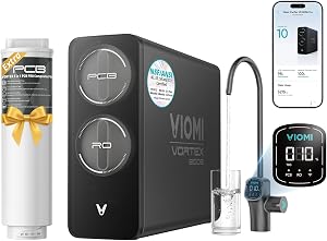 VIOMI V8 Pro 800GPD Reverse Osmosis System, 9-Stage Tankless Under Sink RO Water Filter, N