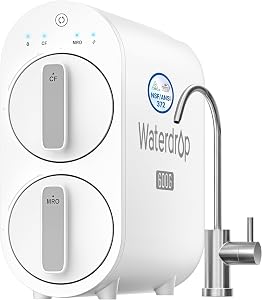 Waterdrop G2P600 Reverse Osmosis System, TDS Reduction, 7 Stage Water Filtration, NSF/ANSI