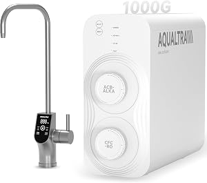 AQUALTRA USF-AR-1000 Reverse Osmosis System, 10 Stage Alkaline Tankless RO System, NSF/ANS