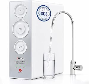 ANGEL X2 Tankless Reverse Osmosis Water Filter System, 700GPD, Removes 99% PFAS, Tested to