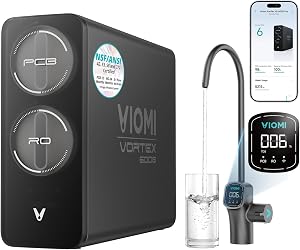 VIOMI V6 Pro Reverse Osmosis System, 600 GPD Tankless RO Water Filter System, Under Sink R