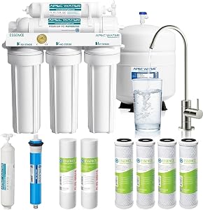 APEC Water 5-Stage Under Sink Reverse Osmosis Water Filter System with Extra High Capacity
