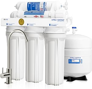 APEC Water RO-90, 5-Stage Under Sink Reverse Osmosis Water Filter System, NSF Certified 37
