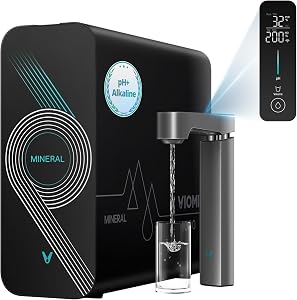 VIOMI Master M1 1000 GPD Reverse Osmosis Alkaline Mineralization pH+ Water Filter, Lead &a