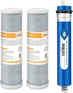 Membrane Solutions Combo Pack for FX12M and FX12P, Water Filter Replacement Cartridge Comp