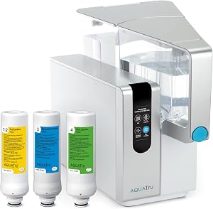 AquaTru Classic Countertop Water Purifier | Certified 4-Stage Reverse Osmosis System Remov